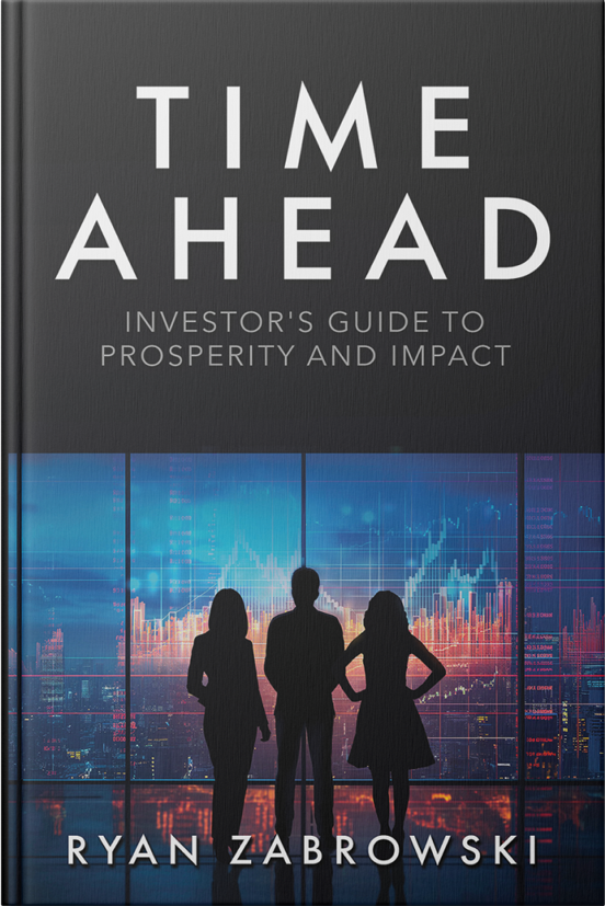 Time Ahead book cover, written by Ryan Zabrowski